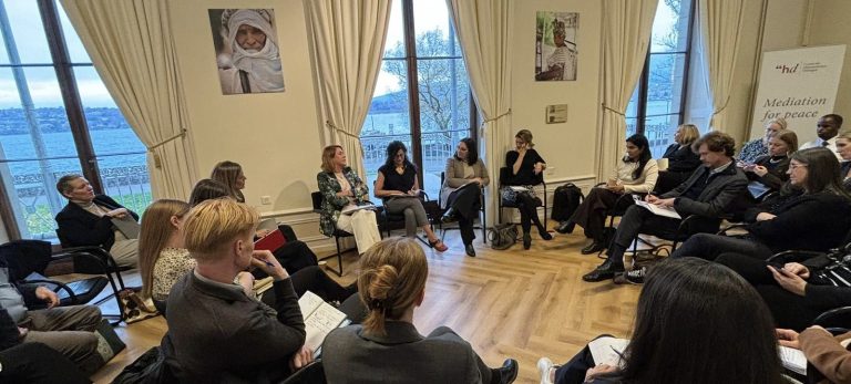 Roundtable Event: Executive Director Antonia Mulvey discusses legal advocacy and overcoming resistance to women’s inclusion in peacebuilding