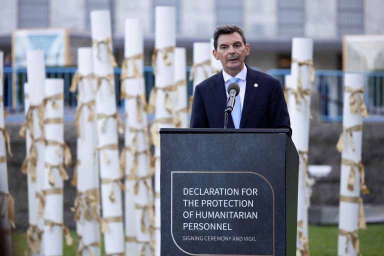UNGA80: LAW signs the Declaration for the Protection of Humanitarian Personnel