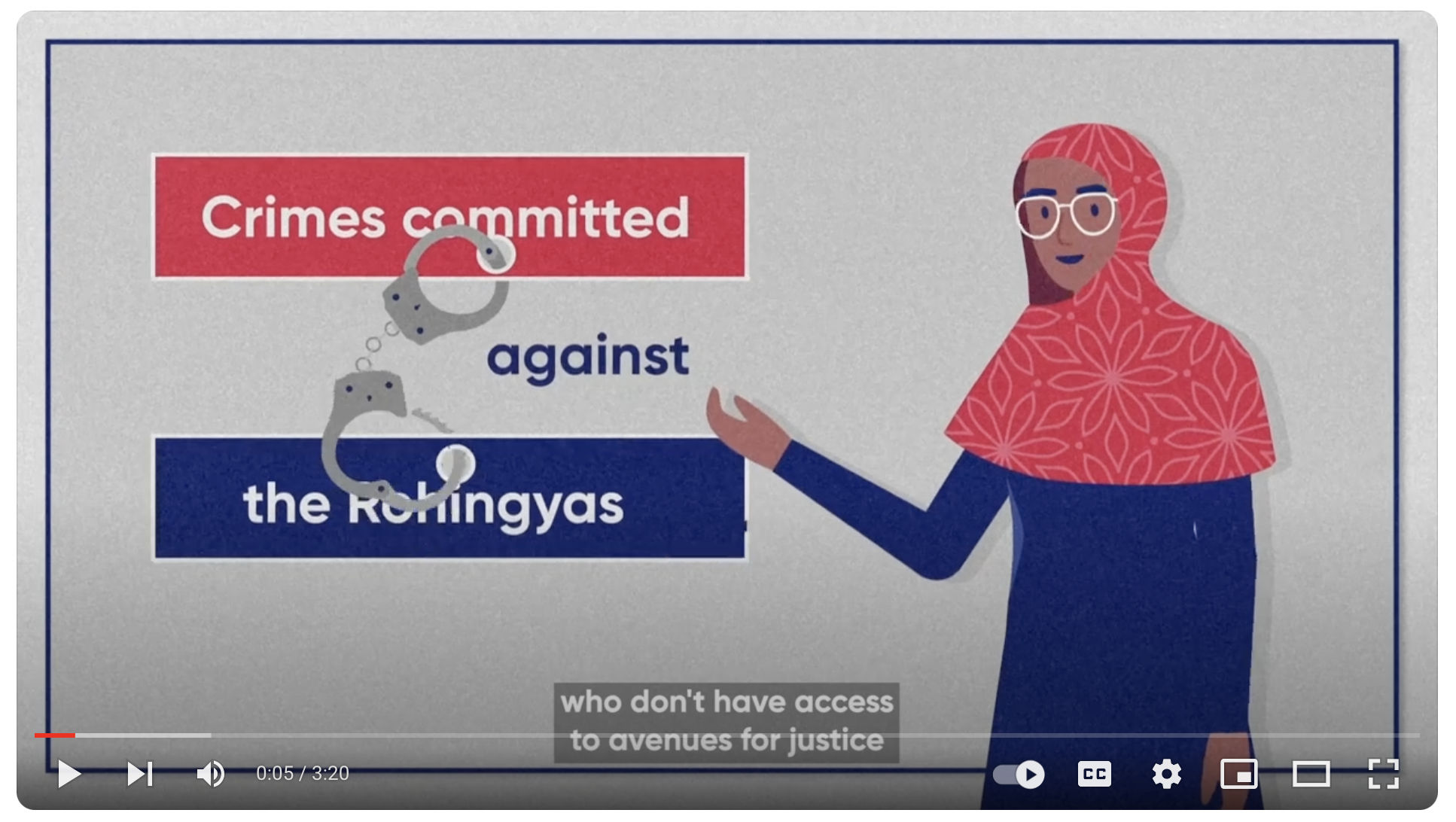 Video Series: International Justice and Accountability Mechanisms for the Rohingya 