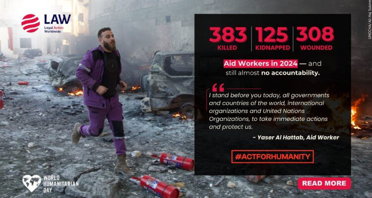 World Humanitarian Day – Who’s helping the helpers? 